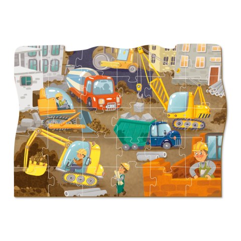 Dodo Puzzle Profesje 30 el. Maszyny Budowlane 243098 Dodo Puzzle Profesje 30 el. Maszyny Budowlane 243098