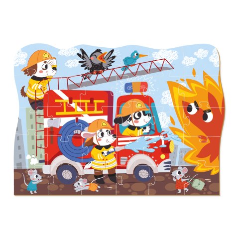 Dodo Puzzle Profesje 30 el. Bohaterscy Strażacy 243081 Dodo Puzzle Profesje 30 el. Bohaterscy Strażacy 243081