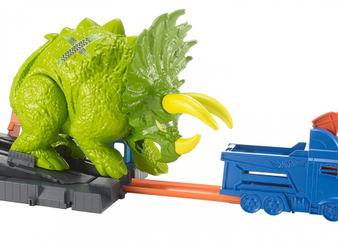 Hot Wheels City Zestaw Starcie z Triceratopsem Hot Wheels City Zestaw Starcie z Triceratopsem