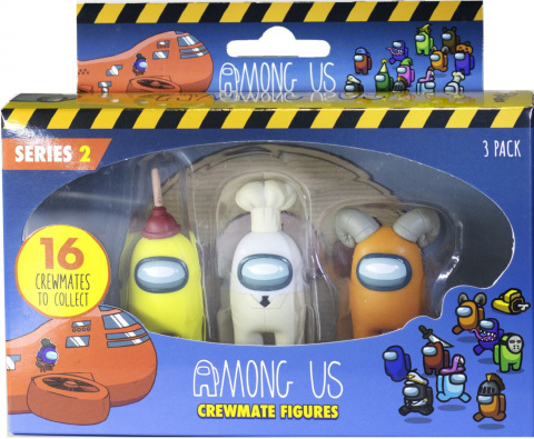 Among Us 2 Zestaw Figurki Crewmate 3- Pak Toikido Among Us 2 Zestaw Figurki Crewmate 3- Pak Toikido