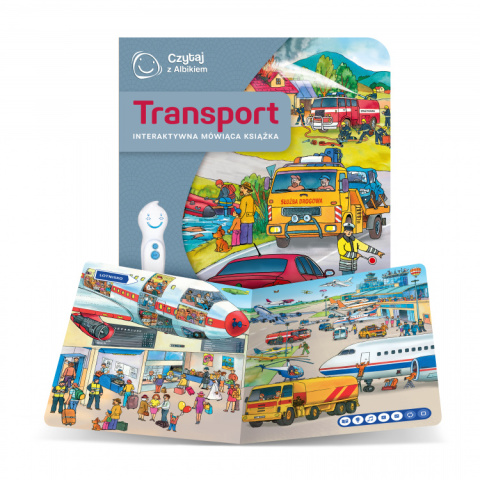 Czytaj Z Albikiem Transport Książka Interaktywna Czytaj Z Albikiem Transport Książka Interaktywna