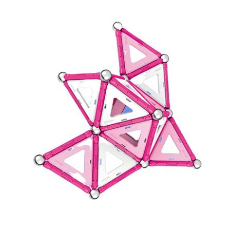 Klocki Magnetyczne Geomag 68 el. Różowe Panele Klocki Magnetyczne Geomag 68 el. Różowe Panele