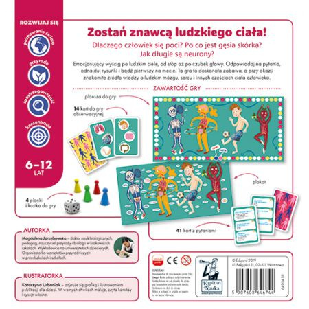 Kapitan Nauka Ciało Człowieka Gra Edukacyjna Kapitan Nauka Ciało Człowieka Gra Edukacyjna