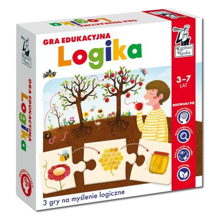 Kapitan Nauka Logika Gra Edukacyjna 3-7 Lat Kapitan Nauka Logika Gra Edukacyjna 3-7 Lat
