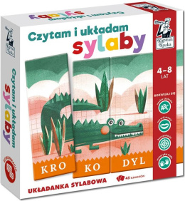 Kapitan Nauka Czytam i Układam Sylaby Układanka