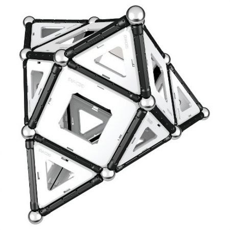 Klocki Magnetyczne Geomag 68 el. Black And White Klocki Magnetyczne Geomag 68 el. Black And White