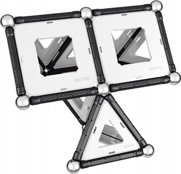 Klocki Magnetyczne Geomag 68 el. Black And White Klocki Magnetyczne Geomag 68 el. Black And White
