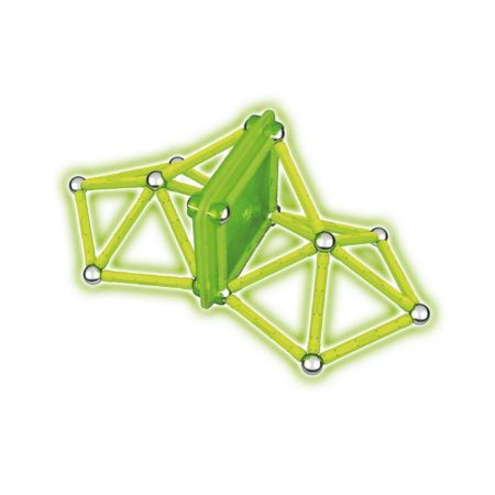 Klocki Magnetyczne Geomag 40 el. Glow Świecące Klocki Magnetyczne Geomag 40 el. Glow Świecące