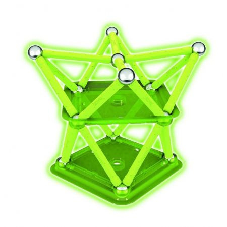 Klocki Magnetyczne Geomag 40 el. Glow Świecące Klocki Magnetyczne Geomag 40 el. Glow Świecące