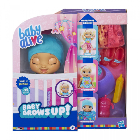 Baby Alive Lalka Ja Naprawdę Rosnę! Hasbro E8199 Baby Alive Lalka Ja Naprawdę Rosnę! Hasbro E8199