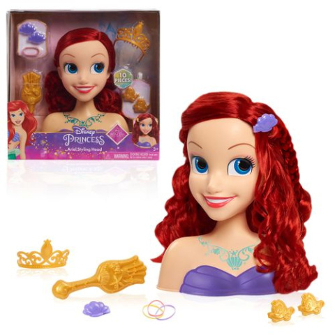 Disney Princess Głowa Do Stylizacji Włosów Arielka Disney Princess Głowa Do Stylizacji Włosów Arielka