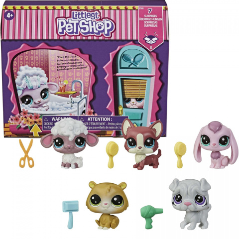 Littlest Pet Shop Salon Zwierzaki -2 Figurki E7430 Littlest Pet Shop Salon Zwierzaki -2 Figurki E7430