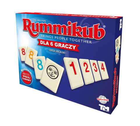Gra Rummikub XP Gra dla 6 Graczy Nowa Wersja PL Gra Rummikub XP Gra dla 6 Graczy Nowa Wersja PL