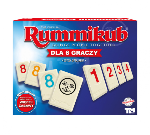 Gra Rummikub XP Gra dla 6 Graczy Nowa Wersja PL Gra Rummikub XP Gra dla 6 Graczy Nowa Wersja PL