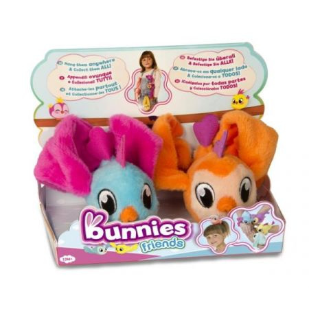 Bunnies Friends Pluszowe Ptaszki z Magnesem 2 szt! Bunnies Friends Pluszowe Ptaszki z Magnesem 2 szt!